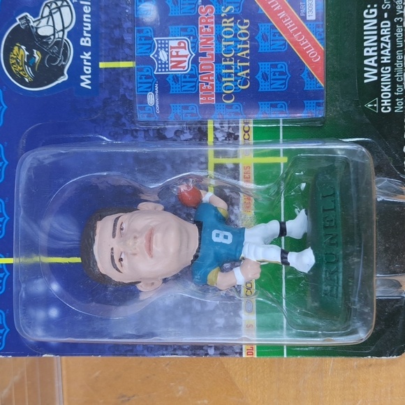 Lot of 2 Mark Burnell Jacksonville Jaguars 1998 & 1997 sports collectible figure - Picture 7 of 12